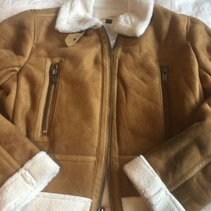 Faux shearling jacket